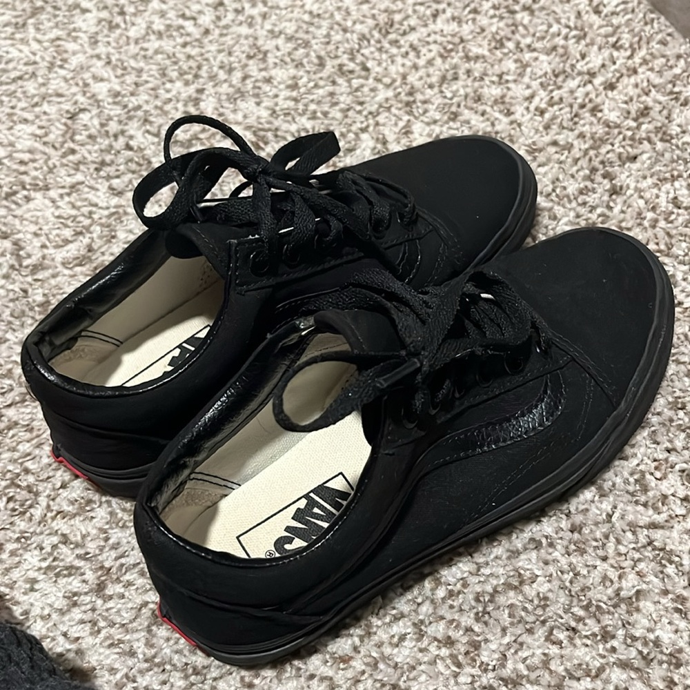 All Black Old Skool Vans
